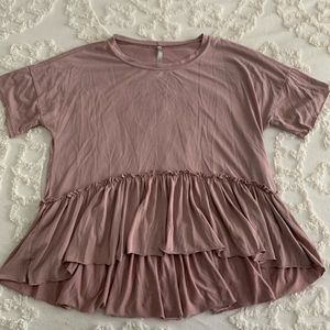 Ruffled tee